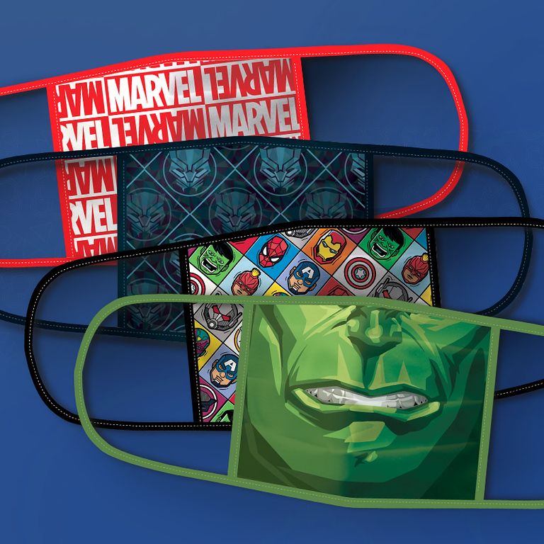 مجموعة Marvel Cloth Face Masks 4-Pack (Photo: Disney Parks، Experiences and Products)