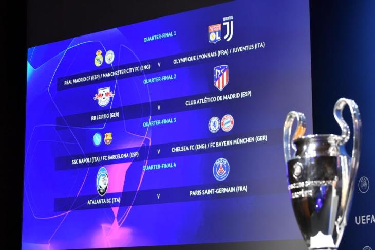 مباريات دور ربع النهائي في دوري أبطال أوروبا 2020