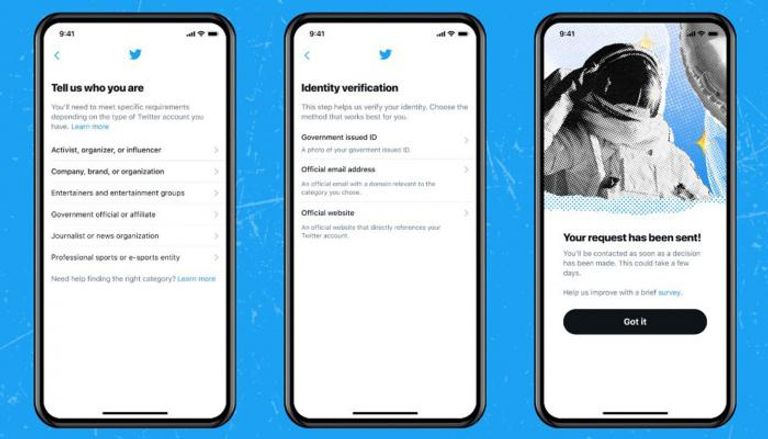 طريقة توثيق حساب تويتر 2022 العلامة الزرقاء والرمادي