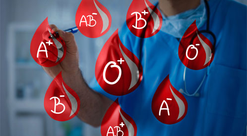 إذا تزوج رجل فصيلة دمه o مع امرأة فصيلة دمها ab فما احتمال فصائل دم الأبناء